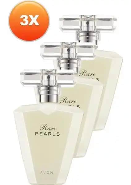 Avon Rare Pearls Kadın Parfüm Edp Üçlü Seti Zarafet ve Çekicilik Sunar