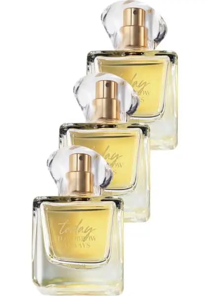 Avon Today Kadın Parfüm Edp 50 Ml Üçlü Set - Şık ve Kalıcı Çiçek Kokusu