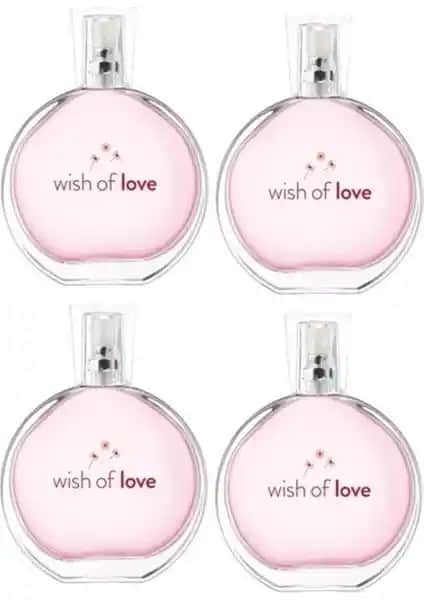 Avon Wish Of Love Edt 50 ml Kadın Parfüm Dörtlü Seti Şık ve Kalıcı Meyvemsi Koku Deneyimi