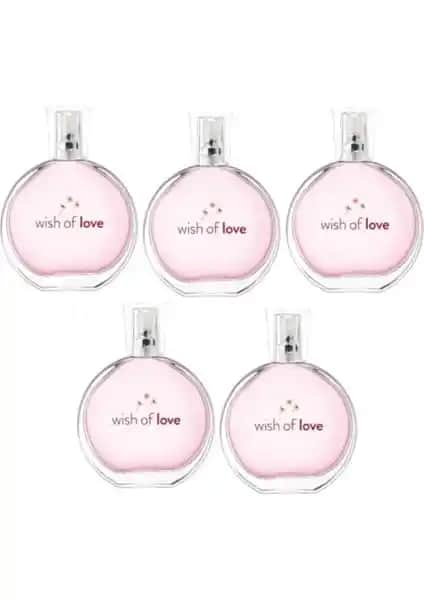 Avon Wish Of Love Edt 50ML Kadın Parfüm Beşli Seti Zarif ve Kalıcı Aromalar İçerir