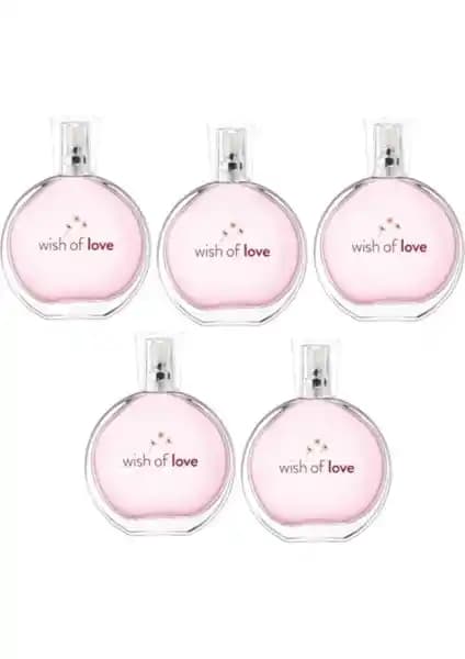 Avon Wish Of Love Edt 50ML Kadın Parfüm Beşli Seti Zarif ve Kalıcı Aromalar İçerir