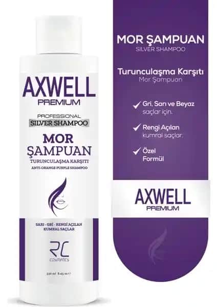 Axwell RC Cosmetic Axwell Premium Profesyonel Güç Şampuanı Saç Renk Koruma ve Parlaklık Sağlar