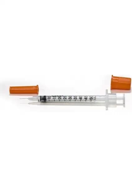 Ayset 70570 3 Parça 0,5ml Süper İnce İğneli Steril Enjektörler Sağlık Standartlarına Uygun