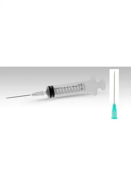 Ayset 70607 10CC 21G Contalı Yeşil Enjektör Güvenilir ve Steril Tıbbi Ekipman
