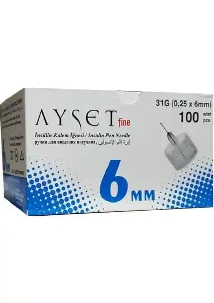Ayset Fine İnsülin Kalem İğnesi: Güvenli ve Konforlu Enjeksiyon Çözümü