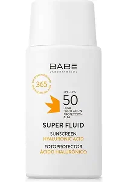 Babe Super Fluid SPF50+ Yüz Kremi Günlük Güneş Koruma ve Cilt Bakımı İçin