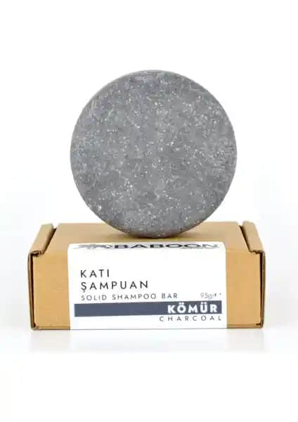 Baboon Natural Kömür Katı Şampuan: Yağlı Saçlar İçin Doğal ve Etkili Temizlik Çözümü