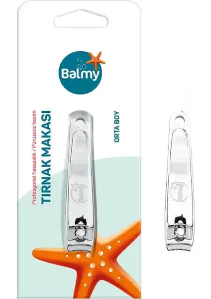 Balmy Orta Boy Tırnak Makası Paslanmaz Çelik ve Elmas Kesim Teknolojisiyle Güçlü
