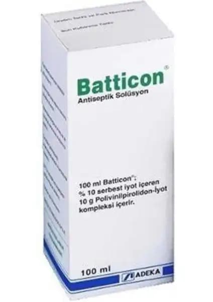 Batticon Solüsyon 100 ml: Güvenilir ve Etkili Hijyen ve Dezenfeksiyon Çözümü
