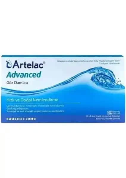 Bausch & Lomb Artelac Advanced Göz Damlası 30'lu Paket Göz Kuruluğu ve Rahatsızlıklar İçin