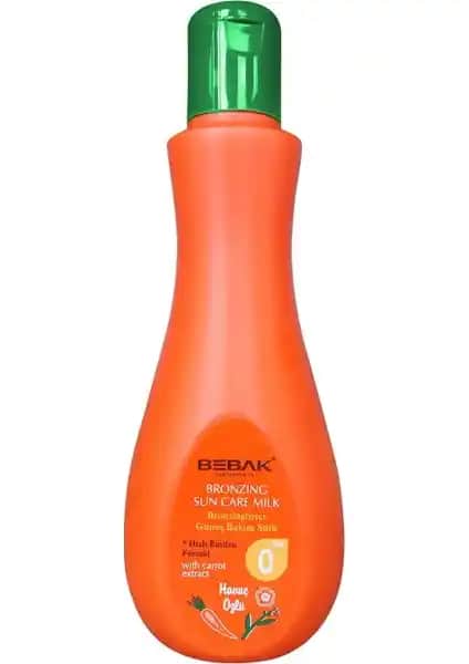 Bebak Havuç Özlü Güneş Bakım Sütü Kuru ve Hassas Ciltler İçin Doğal Koruma ve Nem Destekleri