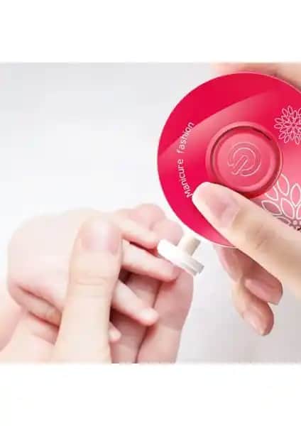 Bebek ve çocuklar için güvenli pilli tırnak törpüsü ve manikür seti 10.000'den fazla stokla güvenle kullanılır