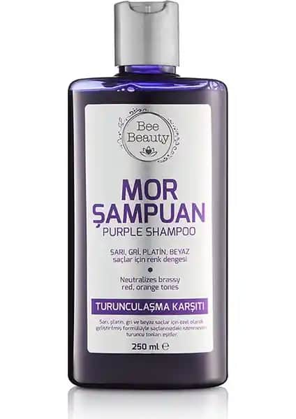 Bee Beauty Mor Şampuan Boyalı ve Renkli Saçlar İçin Renk Koruma ve Canlandırıcı Ürün
