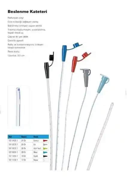 Bıçakcılar Beslenme Sondası No:5 Gri - Sağlık ve Bakım İçin Güvenilir Medikal Çözüm