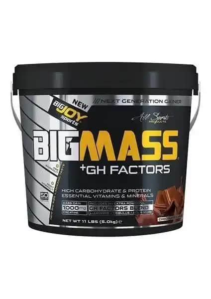 Bigjoy Bigmass GH Factors 5000g Karbonhidrat Tozu Sporcu Performansını Artırır