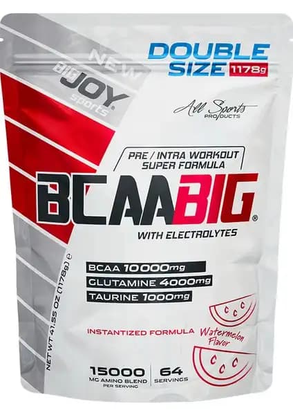 Bigjoy Sports BCAA Big Kas Gelişimini ve Performansı Artıran Güçlü Spor Takviyesi