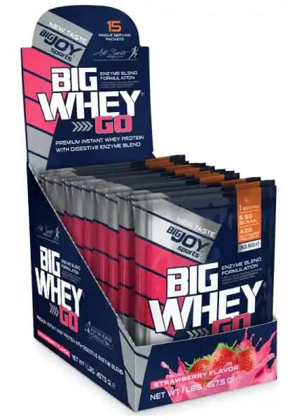 Bigjoy Sports Big Whey Go Çilek Aromalı Whey Protein Tozu Ürün Tanıtımı ve Özellikleri