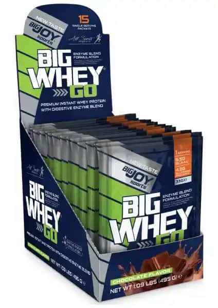 Bigjoy Sports Big Whey Go Whey Protein Tozu: Yüksek Kaliteli Spor ve Sağlıklı Yaşam Desteği