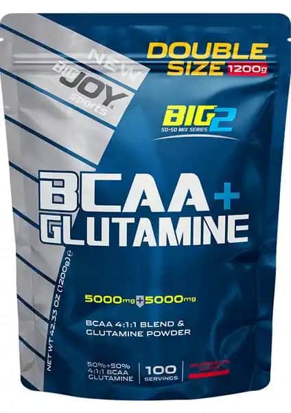 BigJoy Sports Big2 BCAA Glutamin Karpuz Aroması Kas Gelişimini Destekleyen Güçlü Takviye