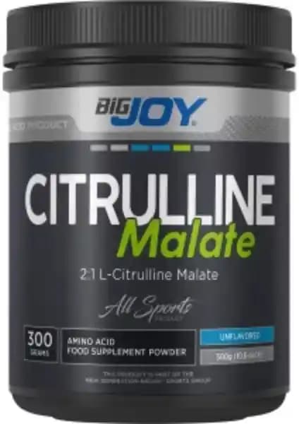 Bigjoy Sports Citrulline Malate 300g Performans Artırıcı Güçlü Spor Takviyesi