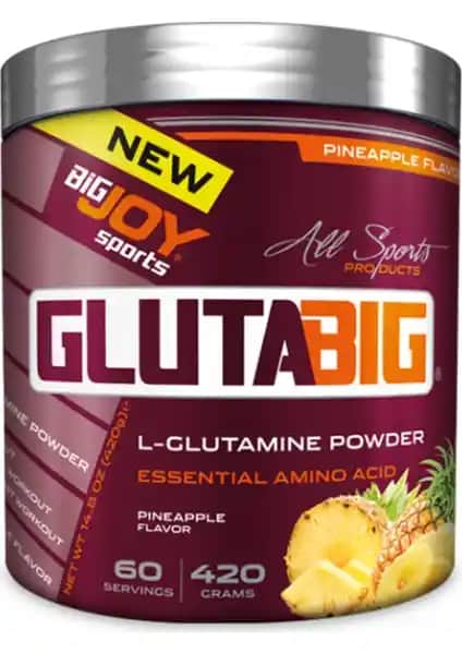 Bigjoy Sports Glutabig Toz: Kas Gelişimini Destekleyen Yüksek Kaliteli Glutamin Takviyesi