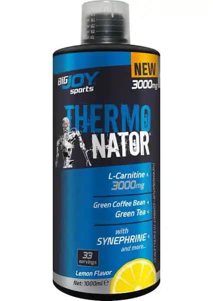 Bigjoy Sports Terminator L-Carnitine 3000 mg Limón Aromasıyla Yağ Yakımını Destekler