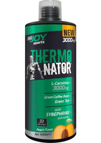 Bigjoy Sports Terminator L-Carnitine 3000 mg Şeftali Aromalı Performans ve Yağ Yakım Takviyesi