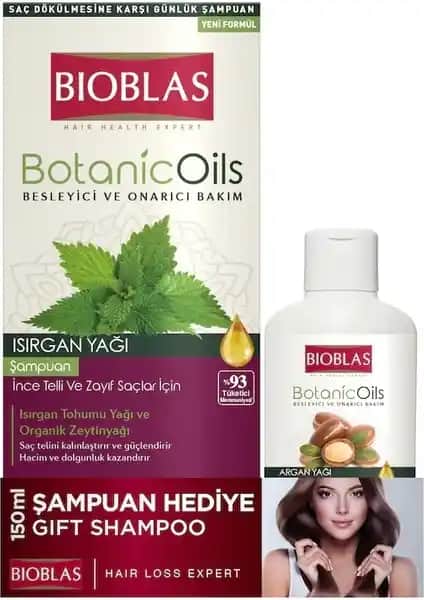Bioblas Botanic Oils Isırgan ve Argan Şampuanları: Doğal Saç Bakımında Etkili Çözüm
