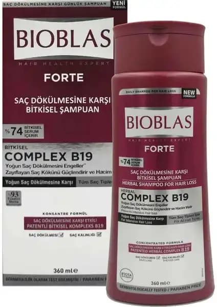 Bioblas Forte Bitkisel Şampuan: Saç Dökülmesine Karşı Güçlü ve Doğal Bir Çözüm