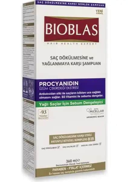 Bioblas Procyanidin Yağlanma ve Şampuan: Doğal İçeriklerle Saçlarınızı Koruyun ve Parlatın