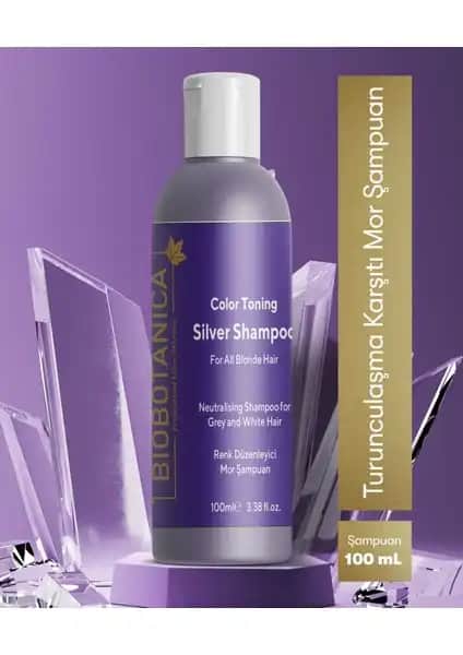 Biobotanica Silver Turunculaşma Karşıtı Mor Şampuan Saç Renk Koruma ve Bakım Uzmanı