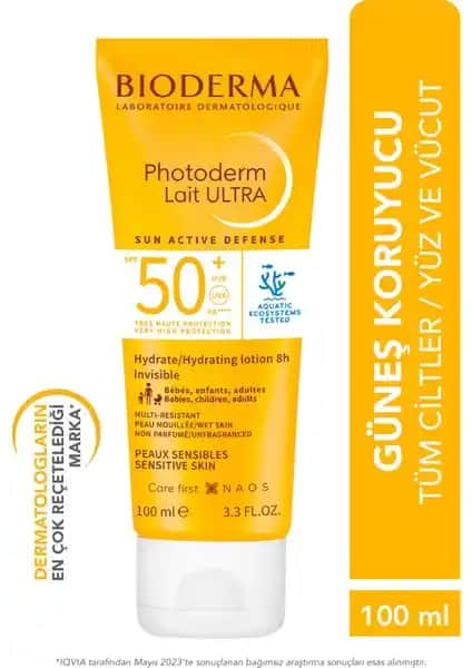 Bioderma Photoderm Lait Ultra SPF50+ İncelemesi: Yüksek Koruma Sağlayan Günlük Güneş Kremi