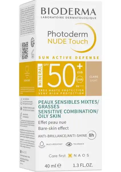 Bioderma Photoderm Nude SPF 50+ Light: Yüksek Koruma ve Doğal Mat Görünüm Sunan Güneş Kremi