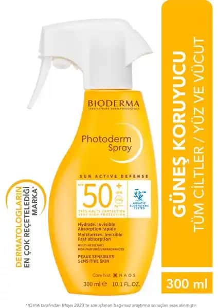 Bioderma Photoderm SPF50+ Sprey Güneş Koruyucu Ürün İncelemesi ve Kullanım Kılavuzu