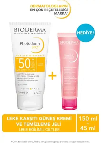 Bioderma Photoderm Spot SPF50+ ve Sensibio Temizleme Jeli: Güvenilir Cilt Bakım İkiliği