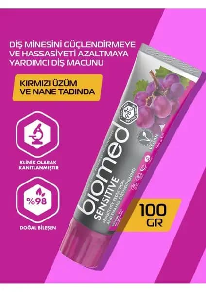 Biomed Sensitive 100g Diş Macunu Hassasiyet ve Temizlik İçin Güvenilir Bir Seçenektir
