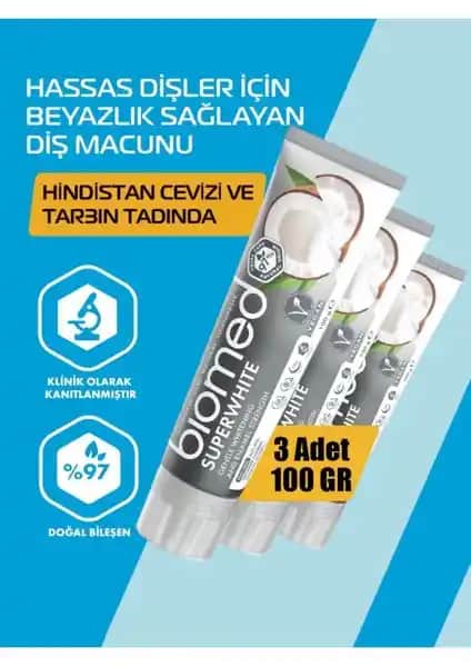 Biomed Super White Coconut Yağlı Diş Macunu: Doğal İçeriklerle Güçlendirilmiş Ağız Bakımı