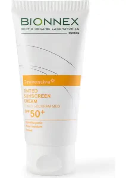 Bionnex Preventiva Tinted Renkli Güneş Kremi SPF50: Yüksek Koruma ve Doğal Görünüm Sunan Günlük Cilt Bakım Ürünü