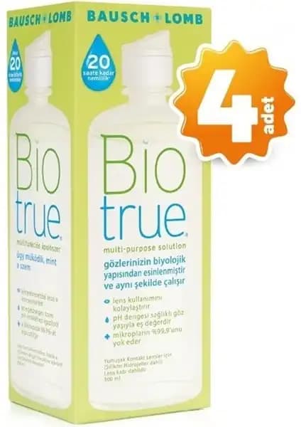 Biotrue 300ml Lens Solüsyonu Göz Sağlığını Koruyan ve Konfor Sağlayan Çözüm