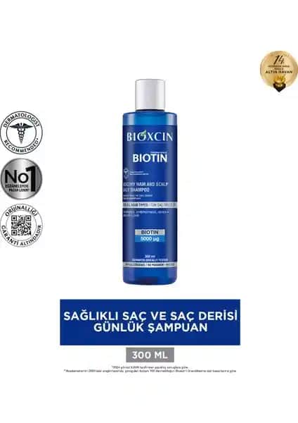 Bioxcin Biotin Şampuanı: Saç Sağlığını Güçlendiren ve Dökülmeyi Azaltan Formül
