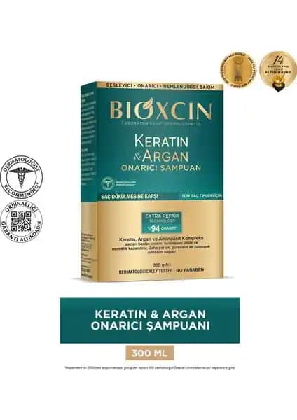 Bioxcin Keratin Argan Onarıcı Şampuan: Saç Sağlığını Güçlendiren Doğal Çözüm