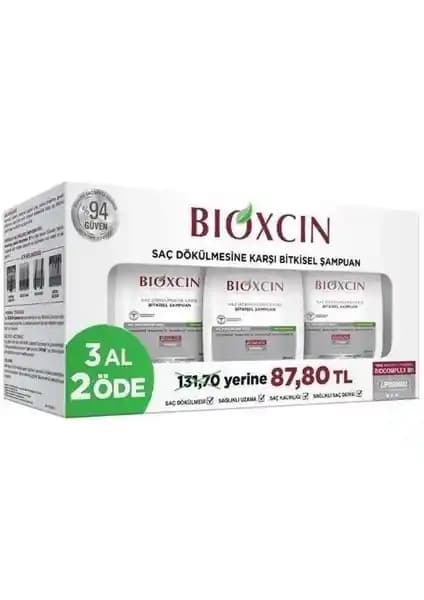 Bioxcin Klasik Kuru ve Normal Şampuan Saç Dökülmesine Karşı Güçlendirici ve Doğal Formüllü