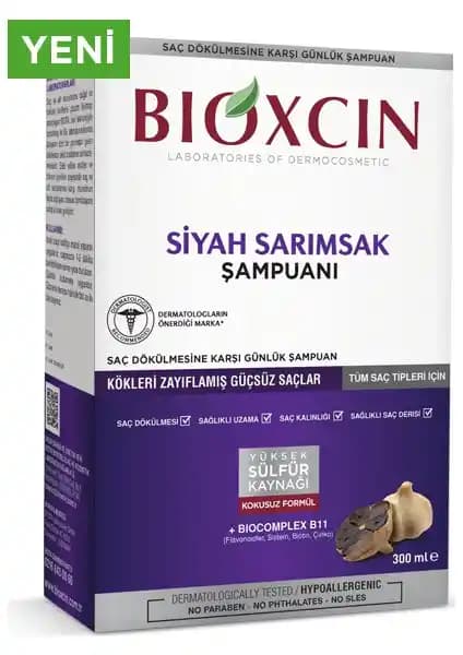 Bioxcin Quantum Siyah Sarımsaklı Şampuan ile Saç Sağlığını Güçlendirin ve Dökülmeyi Azaltın