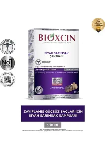 Bioxcin Siyah Sarımsak Şampuanı ile Saç Dökülmesine Karşı Güçlü ve Doğal Bakım Çözümü