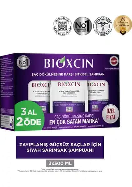 Bioxcin Siyah Sarımsak Şampuanı ile Saç Dökülmesine Karşı Güçlü ve Doğal Bir Çözüm