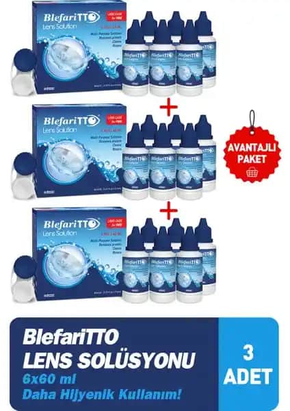 Blefaritto Lens Solüsyonu: Günlük Kontakt Lens Bakımı ve Temizliği İçin Güvenilir Çözüm