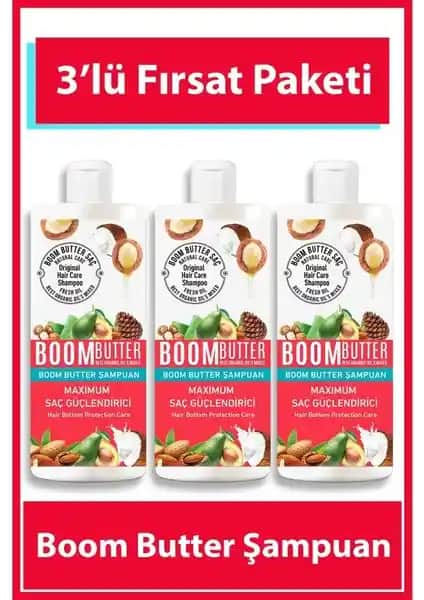 Boom Butter Saç Bakım Şampuanı: Doğal İçeriklerle Sağlıklı ve Parlak Saçlar İçin