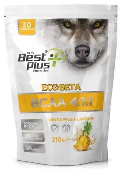 BPN Best Plus Eco Beta BCAA 4:1:1 Ananas Aromasıyla Kas Gelişimini Destekleyen Takviye Ürünü
