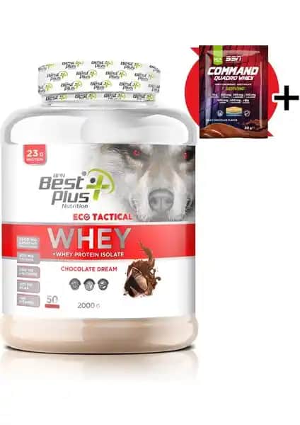 BPN Best Plus Nutrition Eco Tactical Whey 2000 G Çikolata Aroması Sporcu Protein Tozu