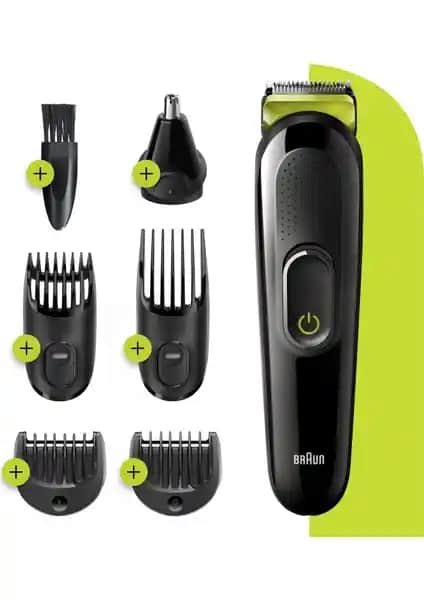 Braun MGK 3221 Erkek Bakım Kiti: Çok Yönlü ve Pratik Kullanım İçin Uygun Seçenek